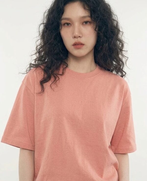 salmon pink oversized t-shirt