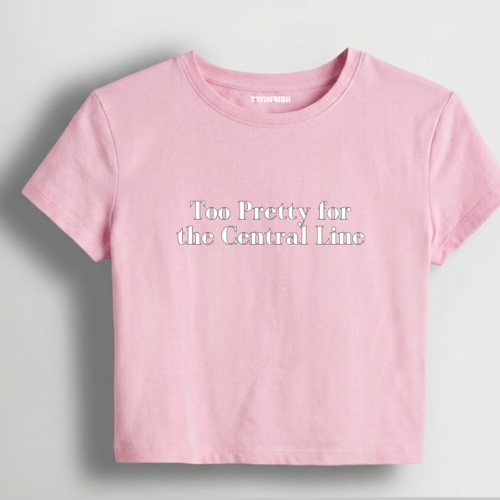 graphic baby tee for women